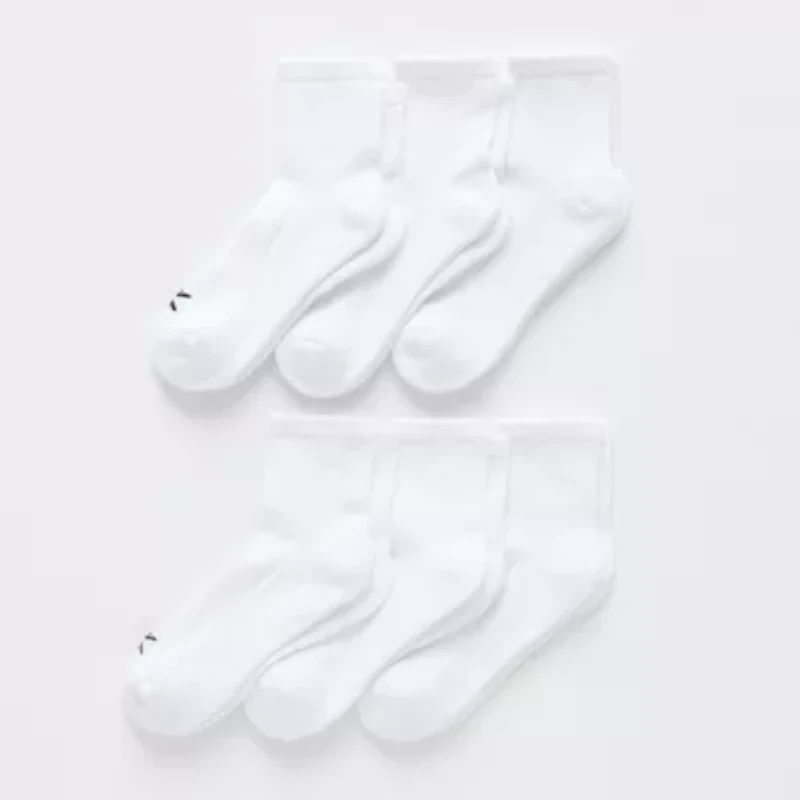 Xersion Essential Performance Womens Breathable 6 Pair Quarter Ankle Socks