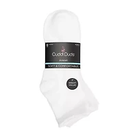 Cuddl Duds Womens 6 Pair Quarter Ankle Socks