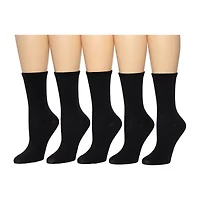 Cuddl Duds Womens 5 Pair Crew Socks
