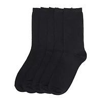 Cuddl Duds Womens 5 Pair Crew Socks