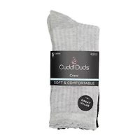 Cuddl Duds Womens 5 Pair Crew Socks