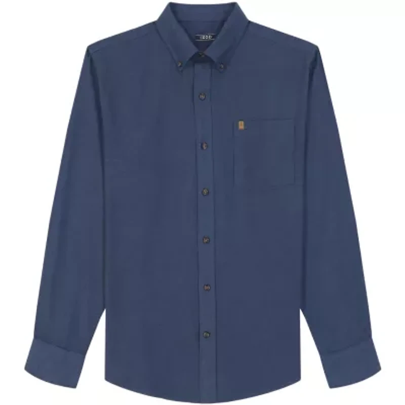 IZOD Stratton Mens Long Sleeve Stretch Fabric Classic Fit Flannel Shirt