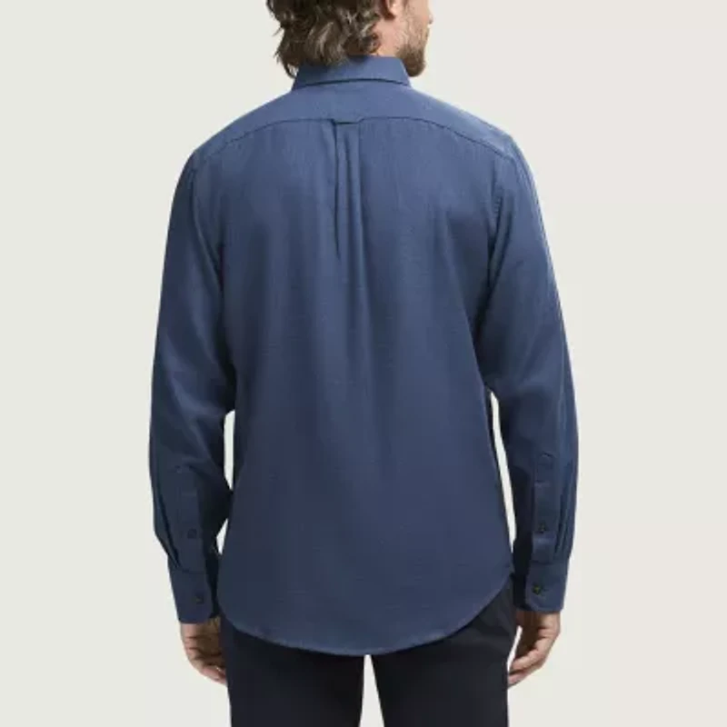 IZOD Stratton Mens Long Sleeve Stretch Fabric Classic Fit Flannel Shirt