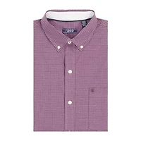 IZOD Performance Comfort Mens Long Sleeve Cuffed Classic Fit Big and Tall Button-Down Shirt