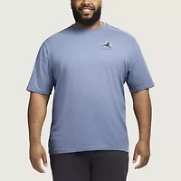 IZOD Saltwater Mens Crew Neck Short Sleeve Classic Fit Big and Tall Graphic T-Shirt