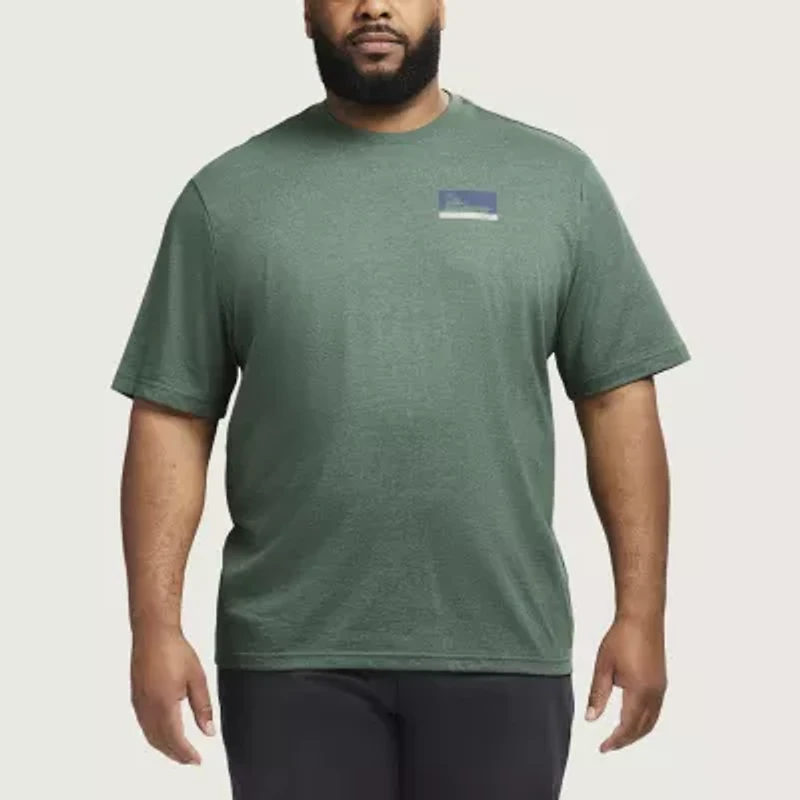 IZOD Saltwater Mens Crew Neck Short Sleeve Classic Fit Big and Tall Graphic T-Shirt