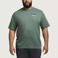 IZOD Saltwater Mens Crew Neck Short Sleeve Classic Fit Big and Tall Graphic T-Shirt