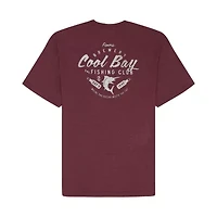 IZOD Saltwater Mens Crew Neck Short Sleeve Classic Fit Big and Tall Graphic T-Shirt