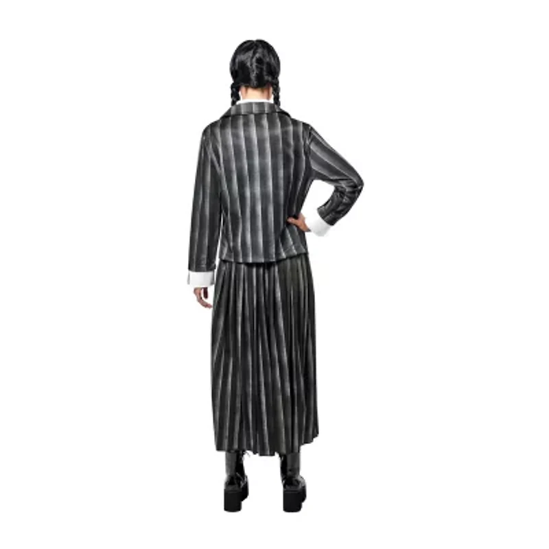 Womens Black Nevermore Academy Uniform The Addams Family Wednesday 3-pc. Costume