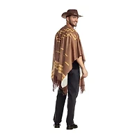 Unisex Adult Cowboy Poncho Costume