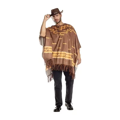 Unisex Adult Cowboy Poncho Costume