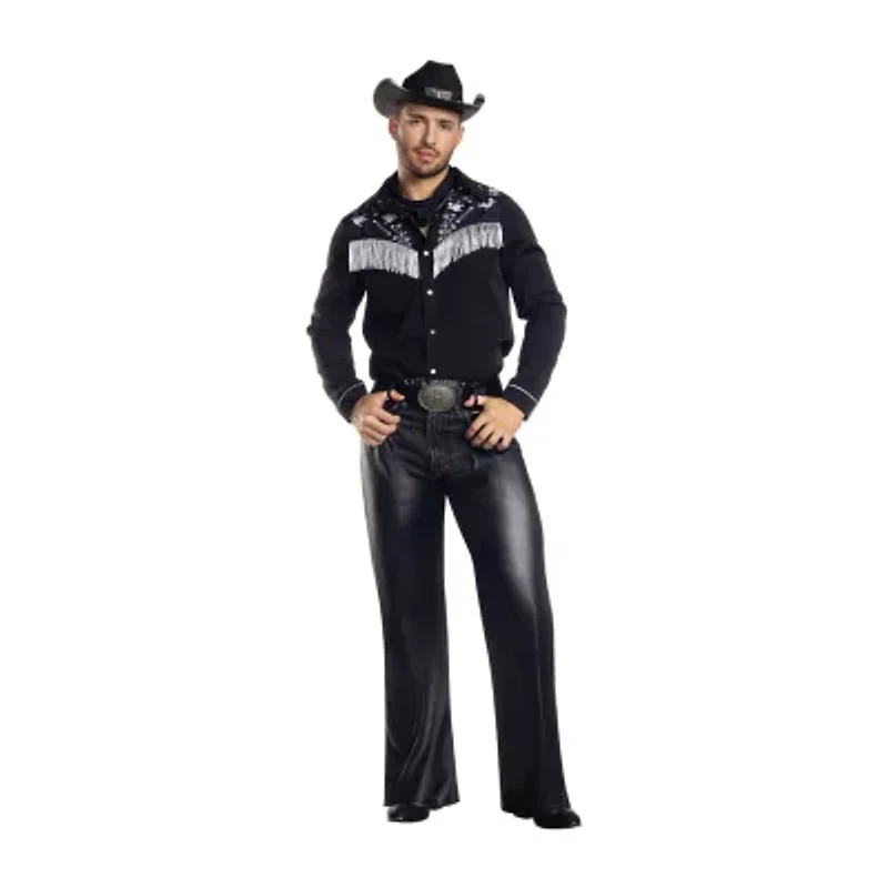 Mens Western Cowboy Fringe Costume