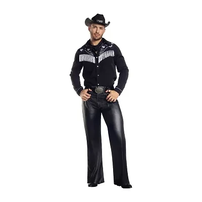 Mens Western Cowboy Fringe Costume