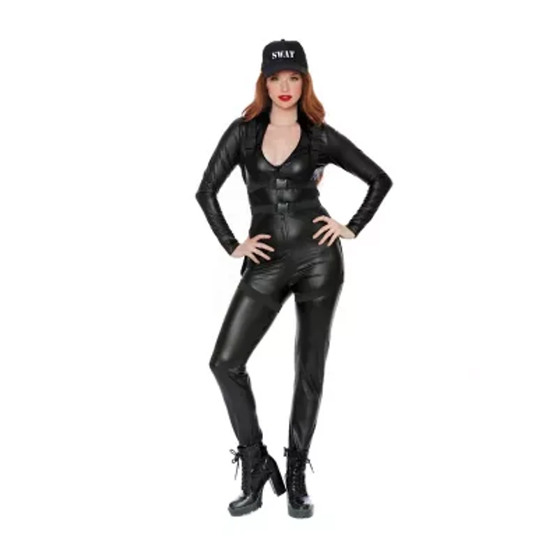 Womens Swat Romper Costume