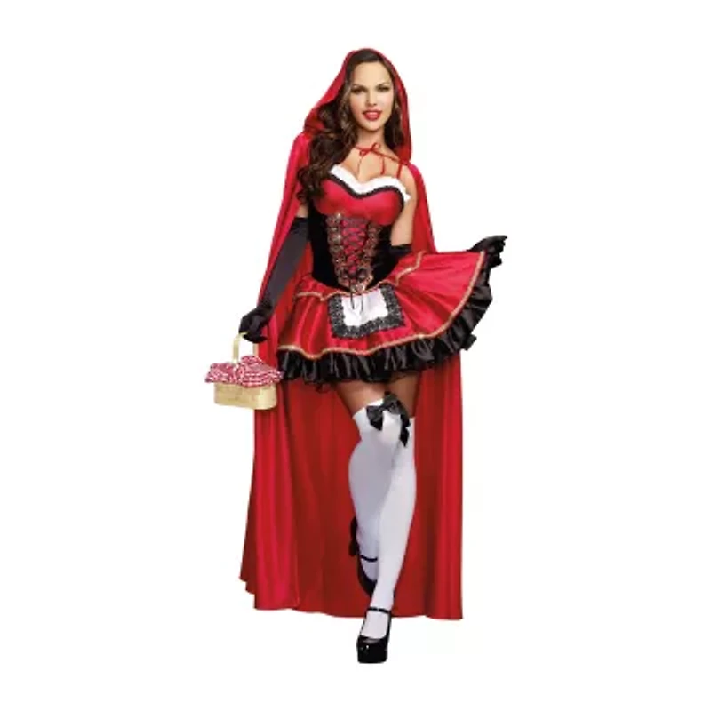 Womens Little Red Ridding Hood Costume