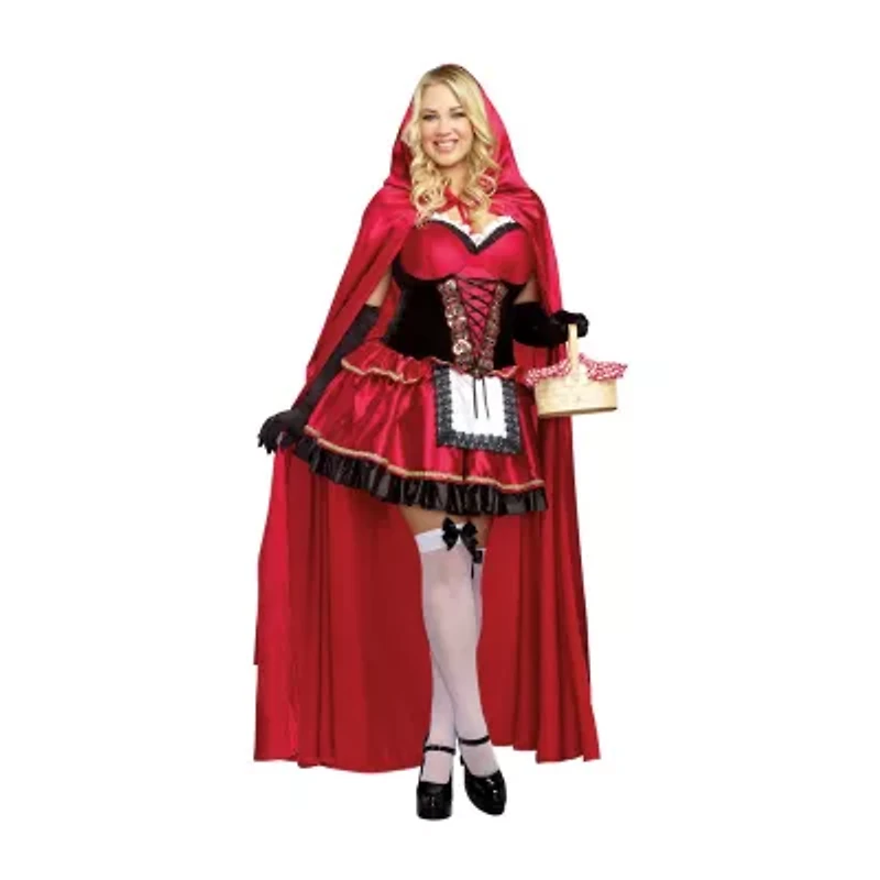 Womens Little Red Ridding Hood Costume