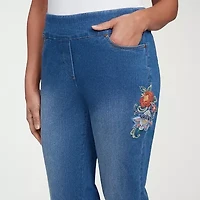 Alfred Dunner El Paso Womens Straight Ankle Pant