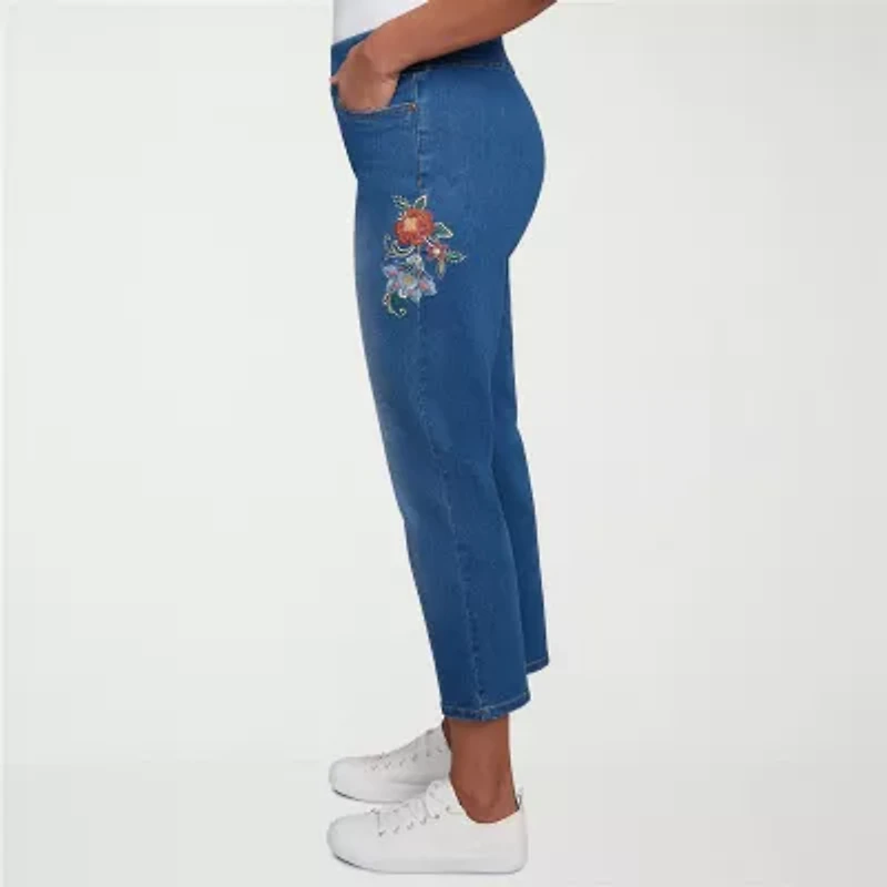 Alfred Dunner El Paso Womens Straight Ankle Pant