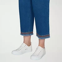 Alfred Dunner El Paso Womens Straight Fit Plus Ankle Pant
