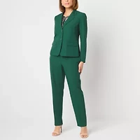 Black Label by Evan-Picone Womens Classic Fit Suit Jacket