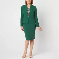 Black Label by Evan-Picone Womens Suit Skirt