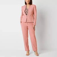 Black Label by Evan-Picone Womens Classic Fit Straight Suit Pant