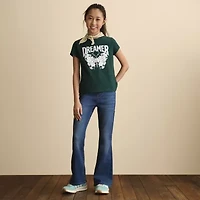 Thereabouts Little & Big Kid Girls Pull On Flare Leg Jean