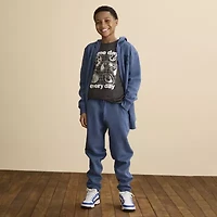Xersion Little & Big Kid Boys Cuffed Mid Rise Regular Fit Fleece Jogger Pant