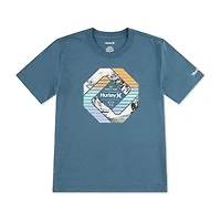 Hurley Big Kid Boys Crew Neck Short Sleeve Regular Fit Graphic T-Shirt