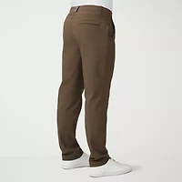 Free Country Mens Classic Fit Flat Front Pant