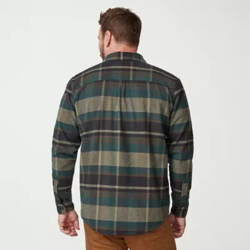 Free Country Mens Long Sleeve Regular Fit Flannel Shirt