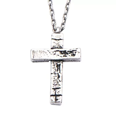 Mens Stainless Steel 24 Inch Pendant Necklace