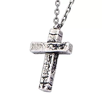 Mens Stainless Steel 24 Inch Pendant Necklace