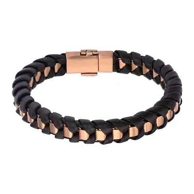 Mens Stainless Steel 8 1/2 Inch Link Bracelet