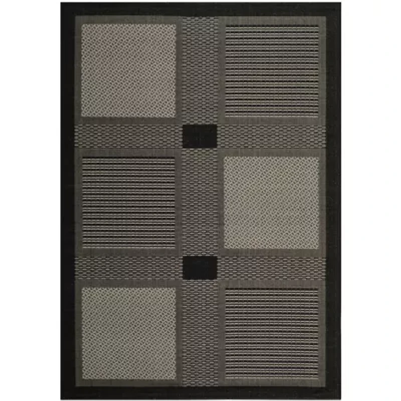 Safavieh Courtyard Collection Bronagh Geometric Indoor/Outdoor Area Rug