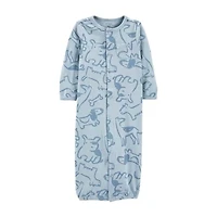 Carter's Baby Boys Rib Crew Neck Long Sleeve 3-pc. Nightgown