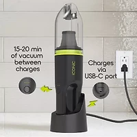 ICONIC Cordless Handheld Vacuum with USB-Charging and Multiple Attachments