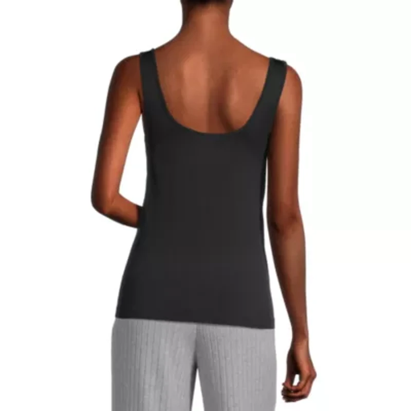 Ambrielle Smoothing Solutions Womens U Neck Sleeveless Tank