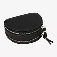 Mele And Co Duo Mini Black Jewelry Travel Case