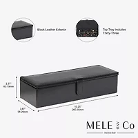 Mele And Co Ainsley Black Jewelry Box
