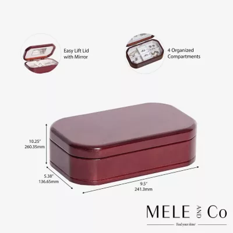 Mele And Co Morgan Cherry Jewelry Box