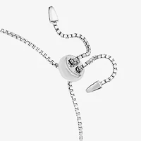 Disney Collection Girls Cubic Zirconia 14K Gold Over Silver Princess Bolo Bracelet