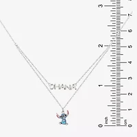 Disney Collection Girls Sterling Silver 15 Inch Pendant Necklace