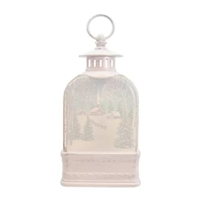 Kurt Adler 10in Battery-Operated Warm White Led Cardinal Christmas Snow Globe