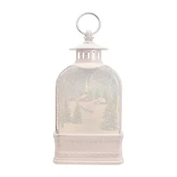 Kurt Adler 10in Battery-Operated Warm White Led Cardinal Christmas Snow Globe