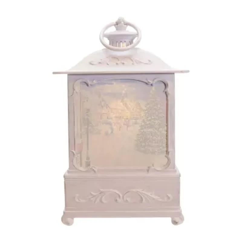 Kurt Adler 10 In Battery-Operated Led Christmas Snow Globe