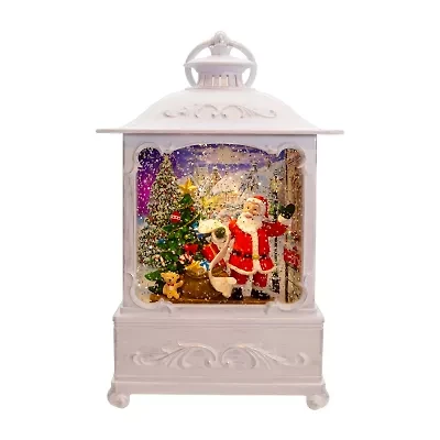 Kurt Adler 10 In Battery-Operated Led Christmas Snow Globe