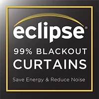 Eclipse Naya Rod Pocket Energy Saving Blackout Single Curtain Panel