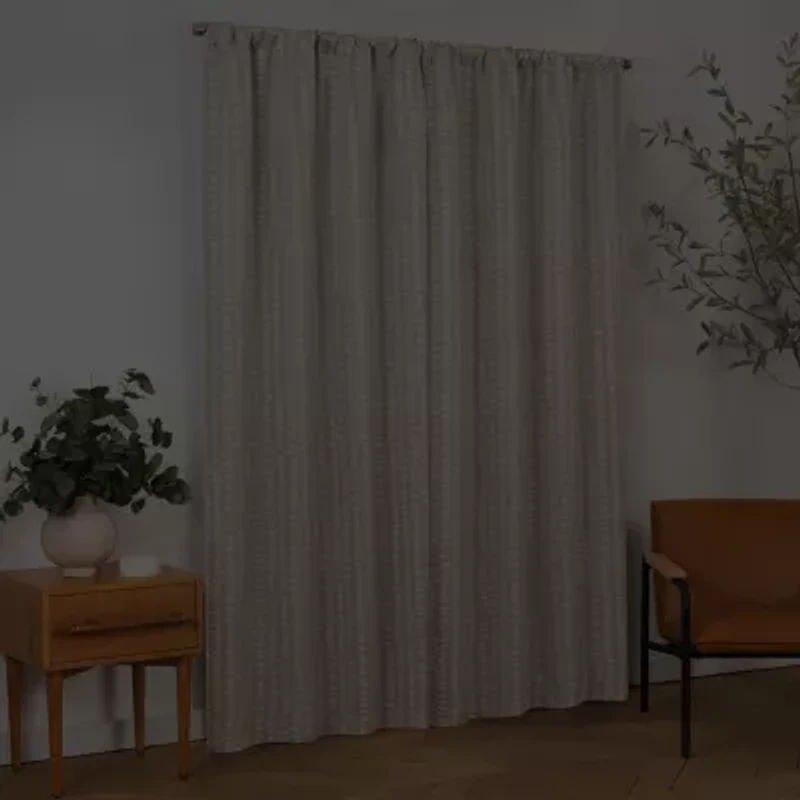 Eclipse Naya Rod Pocket Energy Saving Blackout Single Curtain Panel