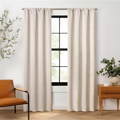 Eclipse Naya Rod Pocket Energy Saving Blackout Single Curtain Panel